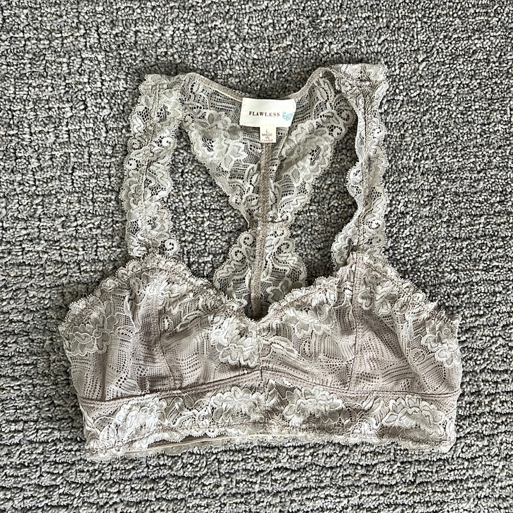 Flawless Brand Lace Bralette - Size L